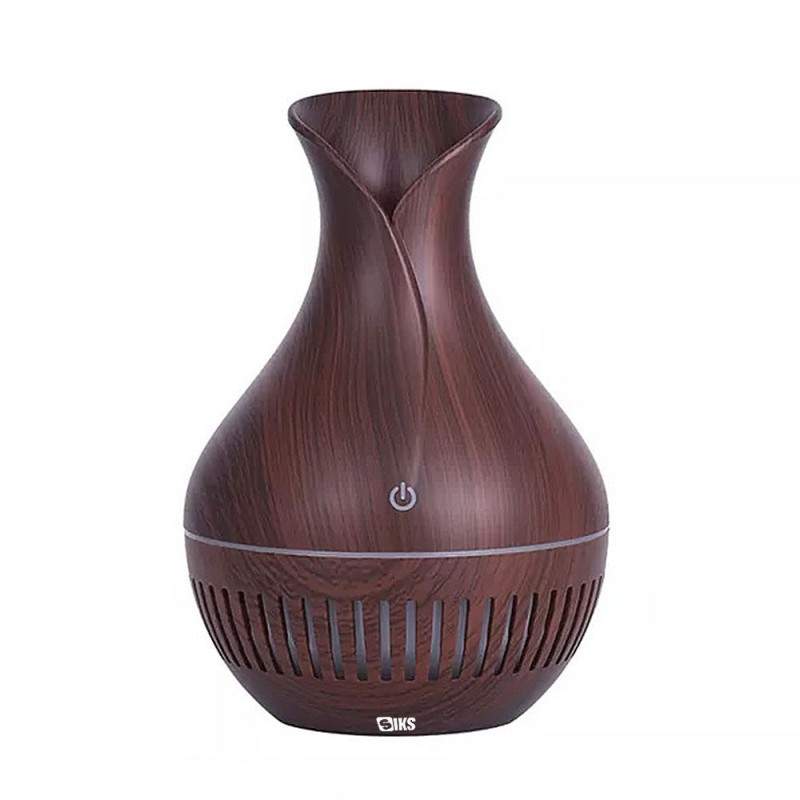 Umidificator ultrasunete SIKS, model linii, difuzor aroma, 150 ml, lemn inchis