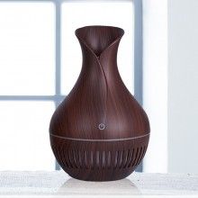 Umidificator ultrasunete SIKS, model linii, difuzor aroma, 150 ml, lemn inchis