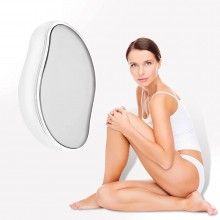 Dispozitiv de Epilare prin Frecare SIKS, Portabil, Reutilizabil, Fara Durere, Cristal, Argintiu Dispozitiv de Epilare prin Frecare SIKS, Portabil, Reutilizabil, Fara Durere, Cristal, Argintiu
