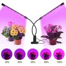 Set 2 Lampi UV SIKS, pentru Cresterea Plantelor, 40 LED, USB