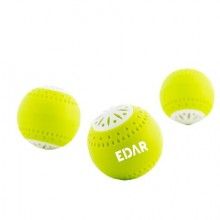 Set 3 bile EDAR® mingi odorizante pentru frigider, igienizare, verde