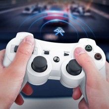 Controler Wireless SIKS PSIII, de Joc, Alb
