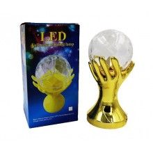 Bec Disco SIKS® rotativ in forma de glob de cristal, culoare Auriu