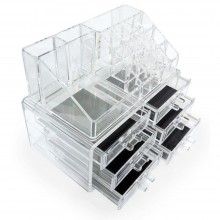 Organizator EDAR@ cosmetice, bijuterii, 6 sertare, 16 compartimente, transparent Organizator EDAR@ cosmetice, bijuterii, 6 sertare, 16 compartimente, transparent