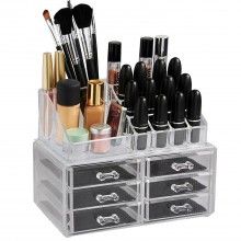 Organizator EDAR@ cosmetice, bijuterii, 6 sertare, 16 compartimente, transparent Organizator EDAR@ cosmetice, bijuterii, 6 sertare, 16 compartimente, transparent