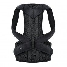 Suport pentru spate cu functie de corectare a pozitiei EDAR®, negru, XL