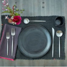 Set Tacamuri EDAR 24 Piese Stil Portughez, Otel Inoxidabil, Finisaj Lucios, Argintiu