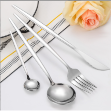 Set Tacamuri EDAR 24 Piese Stil Portughez, Otel Inoxidabil, Finisaj Lucios, Argintiu