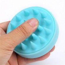 Perie EDAR pentru Masaj Capilar, Stimulare Crestere Par, Silicon, Turcoaz Samponare si Curatare Scalp