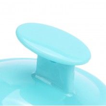 Perie EDAR pentru Masaj Capilar, Stimulare Crestere Par, Silicon, Turcoaz Samponare si Curatare Scalp