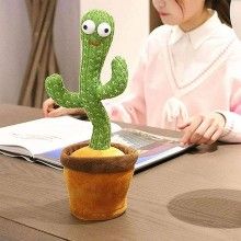 Jucarie interactiva SIKS Cactus Vorbitor, Danseaza, Imita, Canta, Educativ, 32 cm, cu USB, Verde Jucarie interactiva SIKS Cactus Vorbitor, Danseaza, Imita, Canta, Educativ, 32 cm, cu USB, Verde
