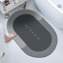 Covor de Baie Antiderapant SIKS, Model „Bathroom”, Oval, 78 x 48 cm Covor de Baie Antiderapant SIKS, Model „Bathroom”, Oval, 78 x 48 cm