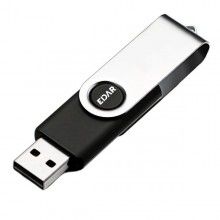 Memorie Externa EDAR, Stick de Mare Viteza, USB 2.0, Capacitate 8GB, Negru