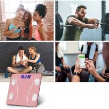 Cantar Electronic Inteligent De Baie SIKS Cu Aplicatie Smart, Corporal, Ecran Digital Iluminat, Termometru, Suporta Maxim 180... Cantar Electronic Inteligent De Baie SIKS Cu Aplicatie Smart, Corporal, Ecran Digital Iluminat, Termometru, Suporta Maxim 180...