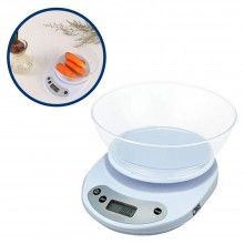 Cantar pentru bucatarie SIKS ABJ162, bol inclus, greutate maxima 5 Kg, display LCD, inchidere automata, alb Cantar pentru bucatarie SIKS ABJ162, bol inclus, greutate maxima 5 Kg, display LCD, inchidere automata, alb