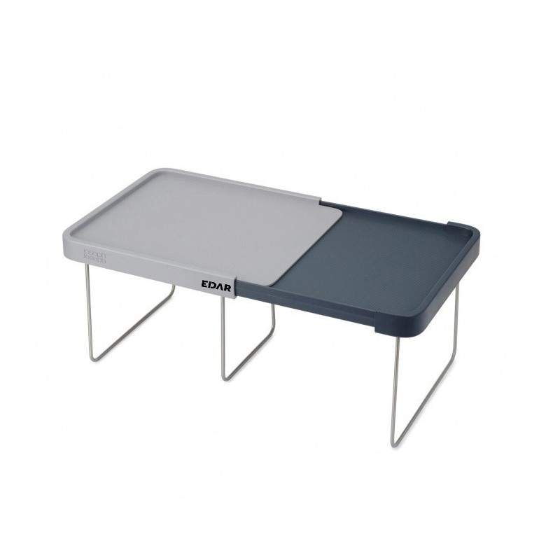 Raft extensibil, EDAR 3 picioare, A552, Lungime maxima 40cm, gri/gri inchis
