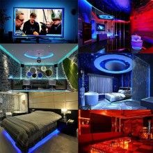 Kit Banda LED EDAR, Led RGB2835, Cu Telecomanda, Lungime 20m, Interior, Iluminare Ambientala Casa, Multicolor Kit Banda LED EDAR, Led RGB2835, Cu Telecomanda, Lungime 20m, Interior, Iluminare Ambientala Casa, Multicolor