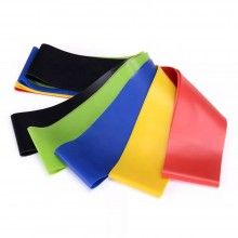 Set de 5 benzi elastice SIKS rezistenta din latex, pentru antrenament sala, fitness, yoga, pilates, gimnastica de recuperare,...