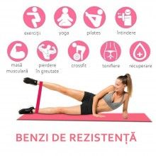 Set de 5 benzi elastice SIKS rezistenta din latex, pentru antrenament sala, fitness, yoga, pilates, gimnastica de recuperare,... Set de 5 benzi elastice SIKS rezistenta din latex, pentru antrenament sala, fitness, yoga, pilates, gimnastica de recuperare,...