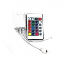 Kit Banda LED EDAR, Led RGB2835, Cu Telecomanda, Lungime 15m, Interior, Iluminare Ambientala Casa, Multicolor