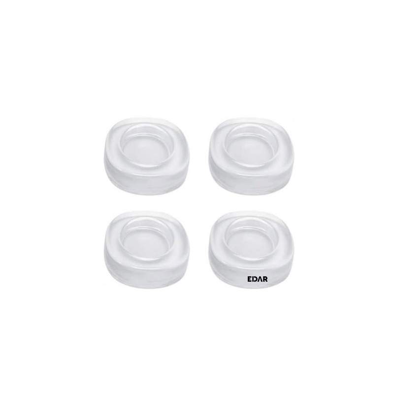 Set 4 Picioruse Amortizare EDAR, Universal, Tampon Anti-Vibratie, Suport Anti-Zgomot Si Antiderapante Pentru Electrocasnice, ...
