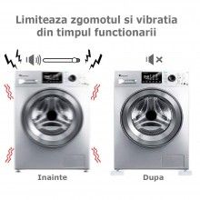 Set 4 Picioruse Amortizare EDAR, Universal, Tampon Anti-Vibratie, Suport Anti-Zgomot Si Antiderapante Pentru Electrocasnice, ...