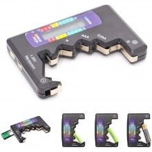 Tester Baterii EDAR 1,5 V-9 V, D, C, AA, AAA, N, Portabil, LCD, Negru Tester Baterii EDAR 1,5 V-9 V, D, C, AA, AAA, N, Portabil, LCD, Negru