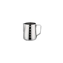 Cana Gradata Pentru Lapte, Latiera Pentru Spumare Lapte, Cappuccino,Tip Ulcior Barista Cu Maner, 600 ml, Otel Inoxidabil