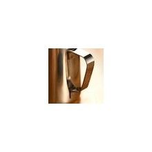 Cana Gradata Pentru Lapte, Latiera Pentru Spumare Lapte, Cappuccino,Tip Ulcior Barista Cu Maner, 600 ml, Otel Inoxidabil