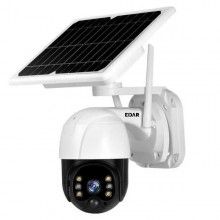 Camera Supraveghere Video Solara EDAR, WIFI, Slot Microsd, Cu Panou Solar Inclus, Rotire Prin Aplicatie, Vedere Nocturna IR, ...