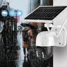 Camera Supraveghere Video Solara EDAR, WIFI, Slot Microsd, Cu Panou Solar Inclus, Rotire Prin Aplicatie, Vedere Nocturna IR, ...