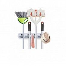 Suport de Perete SIKS pentru Maturi si Mopuri, Lopata, Lavete, Bata Baseball, Grebla, Accesorii de Gradinari, 4 Compartimente... Suport de Perete SIKS pentru Maturi si Mopuri, Lopata, Lavete, Bata Baseball, Grebla, Accesorii de Gradinari, 4 Compartimente...
