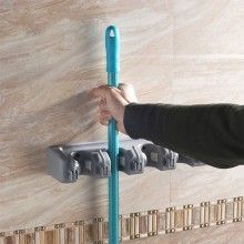 Suport de Perete SIKS pentru Maturi si Mopuri, Lopata, Lavete, Bata Baseball, Grebla, Accesorii de Gradinari, 4 Compartimente... Suport de Perete SIKS pentru Maturi si Mopuri, Lopata, Lavete, Bata Baseball, Grebla, Accesorii de Gradinari, 4 Compartimente...