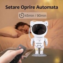 Lampa LED Rotativa cu Proiector SIKS pentru Camera Copilului, Masina, Model Astronaut, Lumina Ambientala, Reglabila, Control ... Lampa LED Rotativa cu Proiector SIKS pentru Camera Copilului, Masina, Model Astronaut, Lumina Ambientala, Reglabila, Control ...