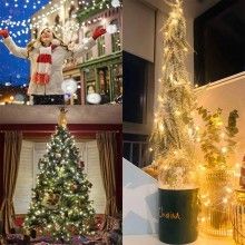Ghirlanda Luminoasa Decorativa Solara SIKS Din Cupru, Lumina Galben Cald, 12 M Cu 100 X LED, Prindere Tip Tarus Ghirlanda Luminoasa Decorativa Solara SIKS Din Cupru, Lumina Galben Cald, 12 M Cu 100 X LED, Prindere Tip Tarus