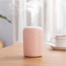 Umidificator Aromaterapie EDAR RGB, cu 2 Jocuri de Lumini, 300 ml, USB, Pentru Casa Si Auto, Roz