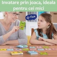 Aparat De Invatat Limba Engleza SIKS Cu 112 Carduri Pentru Copii, Dispozitiv Cu Functie Vocala, Albastru
