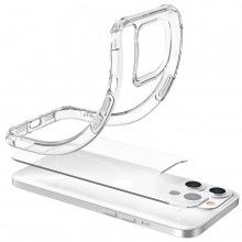 Husa De Protectie EDAR Pentru iPhone 13 Pro, Transparenta, Silicon, Ultra Slim, Rezistenta La Apa, Socuri Si Zgarieturi