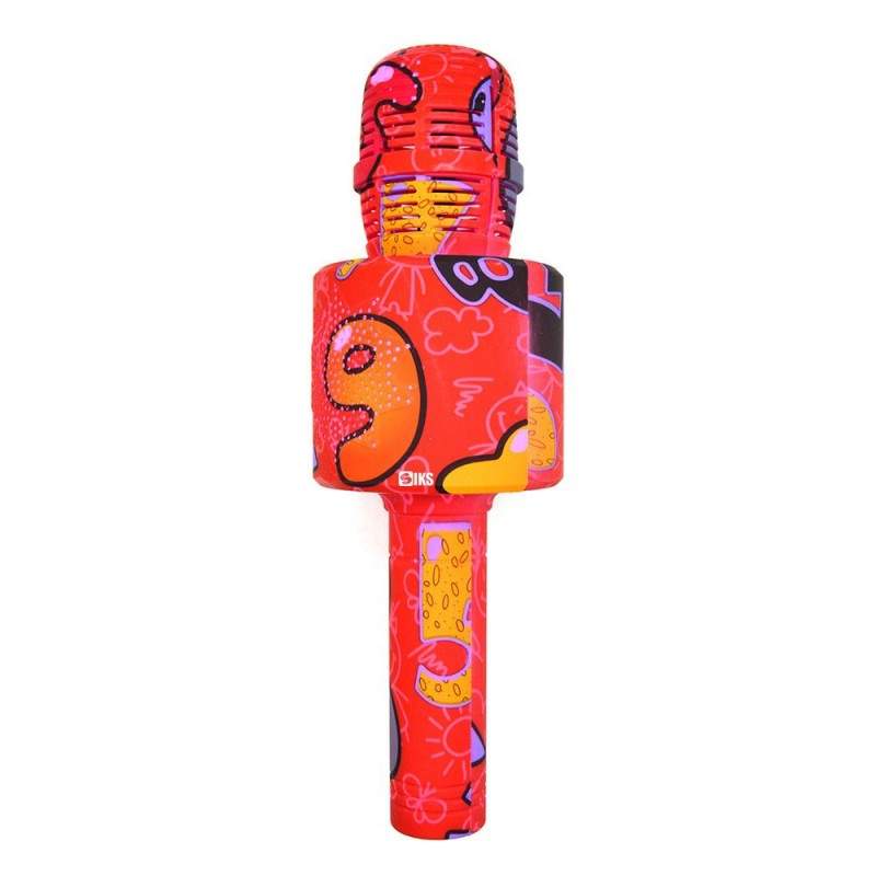 Microfon Wireless Karaoke SIKS, LY100, M2, Pentru Copii, Model Grafitti, 100hz, IOS, Android, Tableta, PC, Bluetooth, USB Microfon Wireless Karaoke SIKS, LY100, M2, Pentru Copii, Model Grafitti, 100hz, IOS, Android, Tableta, PC, Bluetooth, USB