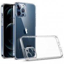Husa De Protectie EDAR Pentru iPhone 12 Pro Max , Transparenta, Silicon, Ultra Slim, Rezistenta La Apa, Socuri Si Zgarieturi
