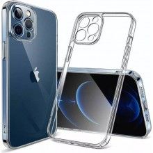Husa De Protectie EDAR Pentru iPhone 12 Pro Max , Transparenta, Silicon, Ultra Slim, Rezistenta La Apa, Socuri Si Zgarieturi