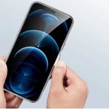 Husa De Protectie EDAR Pentru iPhone 12 Pro Max , Transparenta, Silicon, Ultra Slim, Rezistenta La Apa, Socuri Si Zgarieturi