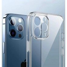 Husa De Protectie EDAR Pentru iPhone 12 Pro Max , Transparenta, Silicon, Ultra Slim, Rezistenta La Apa, Socuri Si Zgarieturi