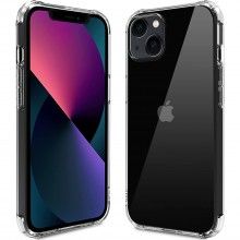 Husa De Protectie EDAR Pentru iPhone 13, Transparenta, Silicon, Ultra Slim, Rezistenta La Apa, Socuri Si Zgarieturi