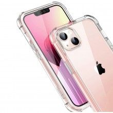 Husa De Protectie EDAR Pentru iPhone 13 Mini, Transparenta, Silicon, Ultra Slim, Rezistenta La Apa, Socuri Si Zgarieturi