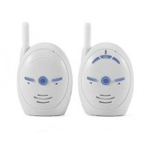 Monitor audio SIKS® pentru bebelusi cu 2 unitati, Alb