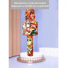 Microfon Wireless Karaoke SIKS, LY100, M3, Pentru Copii, Model Grafitti, 100hz, IOS, Android, Tableta, PC, Bluetooth, USB Microfon Wireless Karaoke SIKS, LY100, M3, Pentru Copii, Model Grafitti, 100hz, IOS, Android, Tableta, PC, Bluetooth, USB