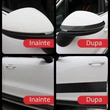 Banda Adeziva Carbon SIKS pentru Protectie si Tuning Auto, Impermeabila, Rezistenta, 5m x 10cm Banda Adeziva Carbon SIKS pentru Protectie si Tuning Auto, Impermeabila, Rezistenta, 5m x 10cm