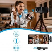 Microfon Wireless Tip Lavaliera SIKS, Interfata USB C, Negru Dinamic, 80mah, 2.4ghz, Plug & Play Microfon Wireless Tip Lavaliera SIKS, Interfata USB C, Negru Dinamic, 80mah, 2.4ghz, Plug & Play