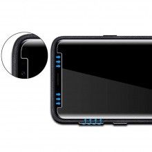 Folie din sticla SIKS cu adeziv UV Digitech Glass pentru Samsung Galaxy S9+, lampa UV inclusa, transparenta